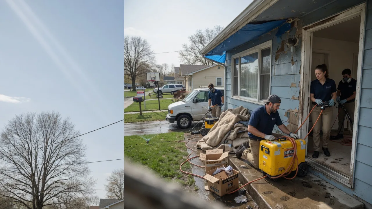 Basement Flood Cleanup in Versailles, OH near me